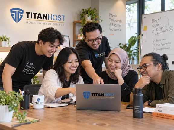 Tim Indonesia bekerja bersama