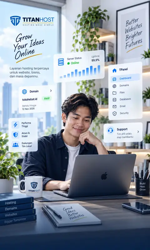 Pengguna TPanel TitanHost